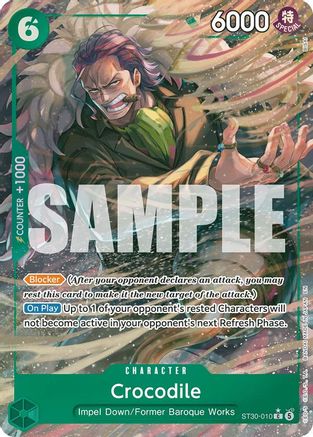 Image of Crocodile (Full Art) (ST30-010) - Starter Deck EX: Luffy & Ace Foil