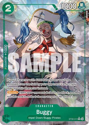 Image of Buggy (Full Art) (ST30-011) - Starter Deck EX: Luffy & Ace Foil