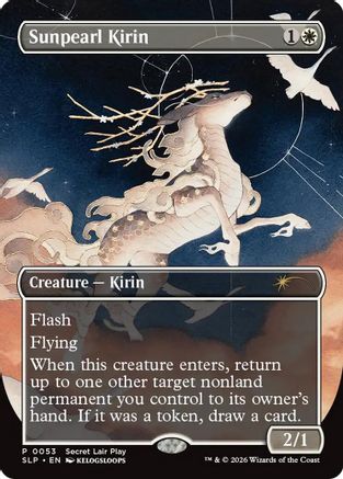 Image of Sunpearl Kirin (SLP-053) - Secret Lair Showdown