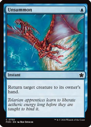 Image of Unsummon (0750) (FDN-750) - Foundations