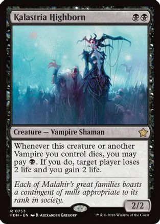 Image of Kalastria Highborn (0753) (FDN-753) - Foundations