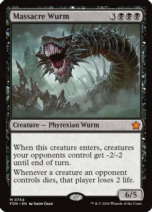 Image of Massacre Wurm (0754) (FDN-754) - Foundations