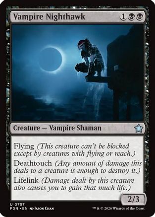 Image of Vampire Nighthawk (0757) (FDN-757) - Foundations