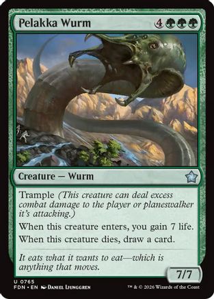 Image of Pelakka Wurm (0765) (FDN-765) - Foundations