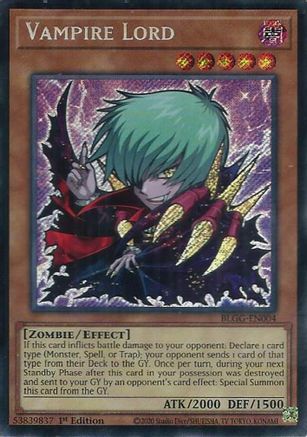 Image of Vampire Lord (BLGG-EN004) - Battles of Legend: Glorious Gallery 1st Edition