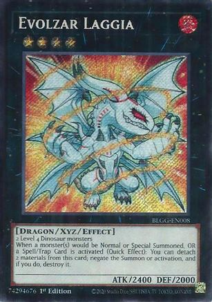 Image of Evolzar Laggia (BLGG-EN008) - Battles of Legend: Glorious Gallery 1st Edition