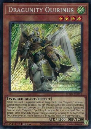 Image of Dragunity Quirinus (BLGG-EN011) - Battles of Legend: Glorious Gallery 1st Edition