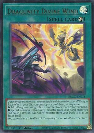 Image of Dragunity Divine Wind (BLGG-EN015) - Battles of Legend: Glorious Gallery 1st Edition