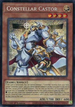 Image of Constellar Castor (BLGG-EN016) - Battles of Legend: Glorious Gallery 1st Edition