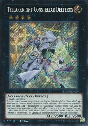 Image of Tellarknight Constellar Delteros (BLGG-EN019) - Battles of Legend: Glorious Gallery 1st Edition