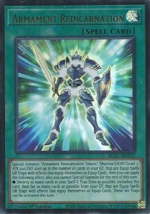 Image of Armament Reincarnation (BLGG-EN027) - Battles of Legend: Glorious Gallery 1st Edition