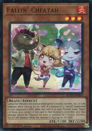 Image of Fallin' Cheatah (BLGG-EN045) - Battles of Legend: Glorious Gallery 1st Edition
