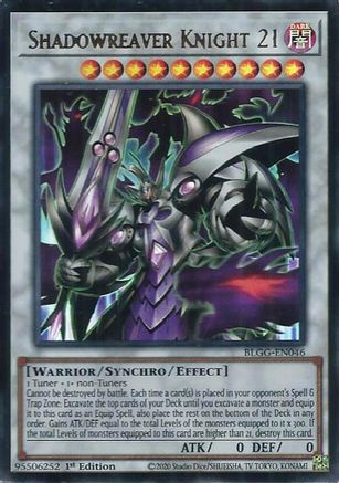 Image of Shadowreaver Knight 21 (BLGG-EN046) - Battles of Legend: Glorious Gallery 1st Edition