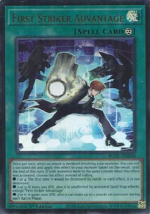 Image of First Striker Advantage (BLGG-EN048) - Battles of Legend: Glorious Gallery 1st Edition