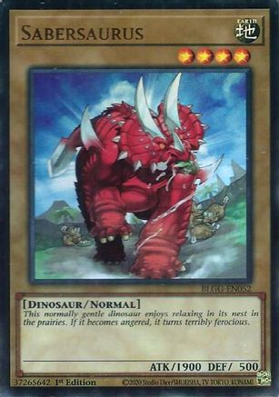 Image of Sabersaurus (BLGG-EN052) - Battles of Legend: Glorious Gallery 1st Edition