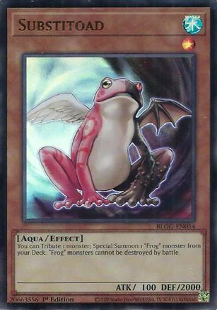 Image of Substitoad (BLGG-EN054) - Battles of Legend: Glorious Gallery 1st Edition