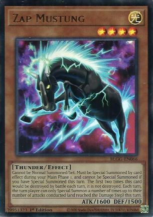 Image of Zap Mustung (BLGG-EN066) - Battles of Legend: Glorious Gallery 1st Edition