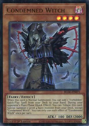 Image of Condemned Witch (BLGG-EN071) - Battles of Legend: Glorious Gallery 1st Edition