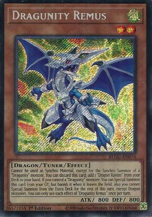 Image of Dragunity Remus (BLGG-EN076) - Battles of Legend: Glorious Gallery 1st Edition