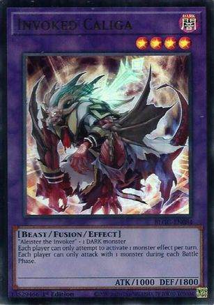 Image of Invoked Caliga (BLGG-EN084) - Battles of Legend: Glorious Gallery 1st Edition