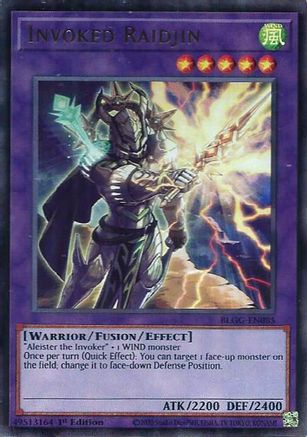 Image of Invoked Raidjin (BLGG-EN085) - Battles of Legend: Glorious Gallery 1st Edition
