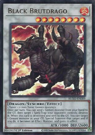 Image of Black Brutdrago (BLGG-EN089) - Battles of Legend: Glorious Gallery 1st Edition