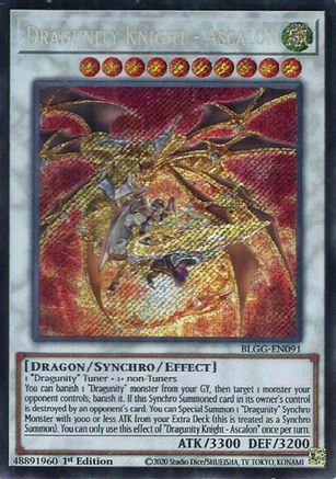 Image of Dragunity Knight - Ascalon (BLGG-EN091) - Battles of Legend: Glorious Gallery 1st Edition
