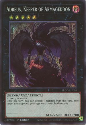 Image of Adreus, Keeper of Armageddon (BLGG-EN096) - Battles of Legend: Glorious Gallery 1st Edition