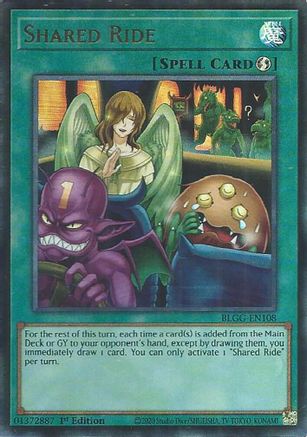 Image of Shared Ride (BLGG-EN108) - Battles of Legend: Glorious Gallery 1st Edition