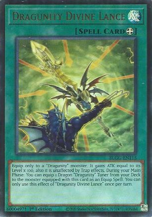 Image of Dragunity Divine Lance (BLGG-EN113) - Battles of Legend: Glorious Gallery 1st Edition
