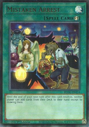 Image of Mistaken Arrest (BLGG-EN114) - Battles of Legend: Glorious Gallery 1st Edition