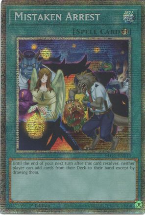 Image of Mistaken Arrest (Starlight Rare) (BLGG-EN114) - Battles of Legend: Glorious Gallery 1st Edition