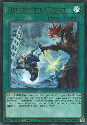 Image of Fiendsmith's Tract (BLGG-EN125) - Battles of Legend: Glorious Gallery 1st Edition
