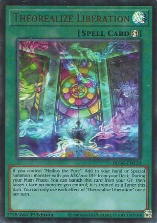 Image of Theorealize Liberation (BLGG-EN129) - Battles of Legend: Glorious Gallery 1st Edition