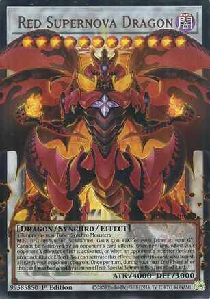 Image of Red Supernova Dragon (BLGG-EN139) - Battles of Legend: Glorious Gallery 1st Edition