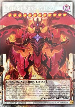 Image of Red Supernova Dragon (Starlight Rare) (BLGG-EN139) - Battles of Legend: Glorious Gallery 1st Edition