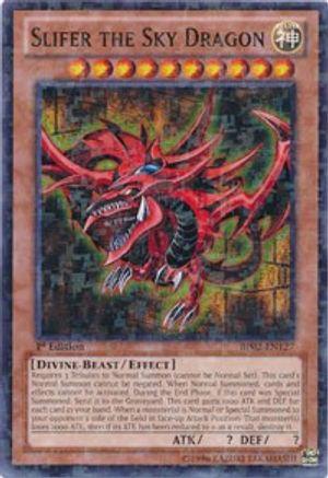 Image of Slifer the Sky Dragon [BP02-EN127] Mosaic Rare