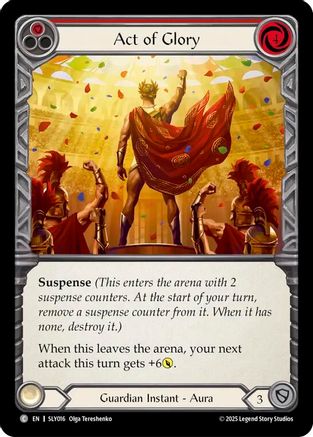 Image of Act of Glory (Red) (SLY016) - Silver Age Chapter 3