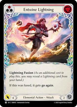 Image of Entwine Lightning (Red) (SBA012) - Silver Age Chapter 3