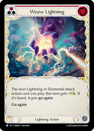 Image of Weave Lightning (Red) (SBA029) - Silver Age Chapter 3