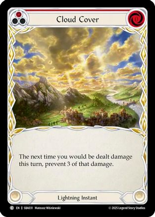 Image of Cloud Cover (Red) (SBA031) - Silver Age Chapter 3