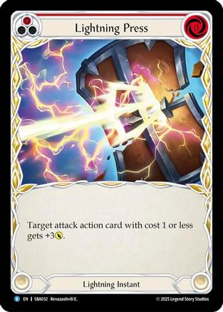 Image of Lightning Press (Red) (SBA032) - Silver Age Chapter 3