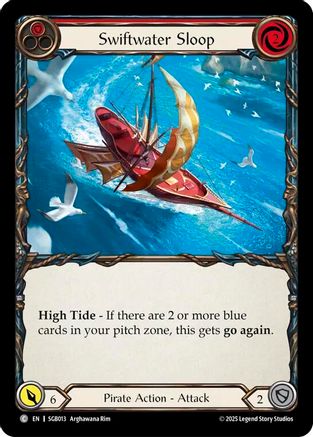 Image of Swiftwater Sloop (Red) (SGB013) - Silver Age Chapter 3