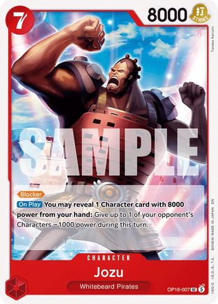 Image of Jozu (OP16-007) - The Time of Battle
