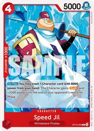 Image of Speed Jil (OP16-009) - The Time of Battle