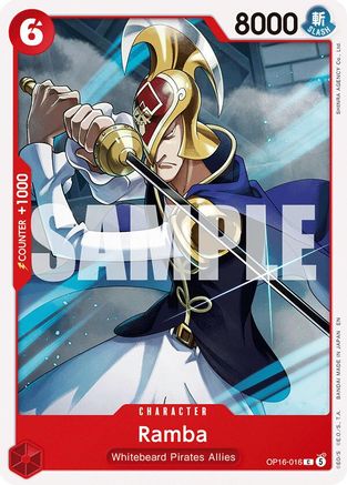 Image of Ramba (OP16-016) - The Time of Battle
