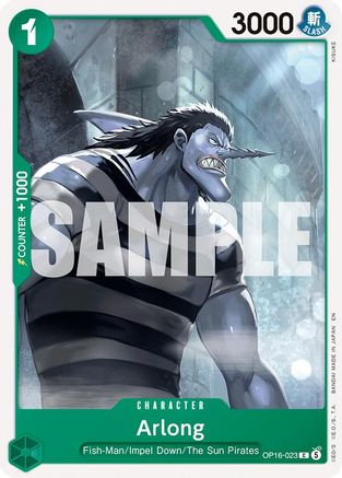 Image of Arlong (OP16-023) - The Time of Battle