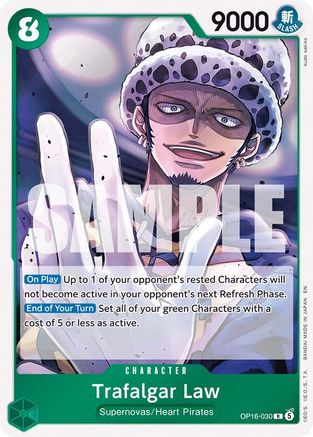 Image of Trafalgar Law (030) (OP16-030) - The Time of Battle