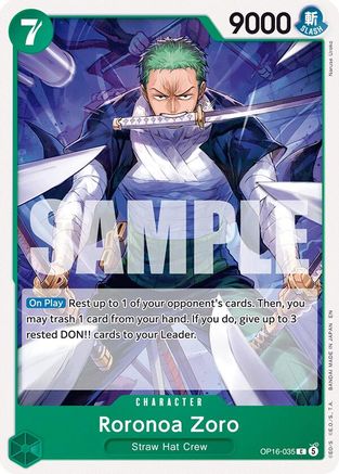 Image of Roronoa Zoro (035) (OP16-035) - The Time of Battle