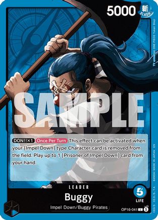 Image of Buggy (041) (OP16-041) - The Time of Battle